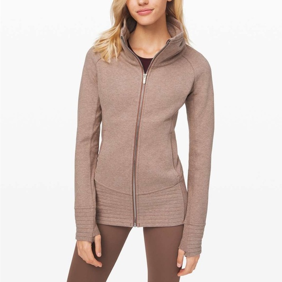 Lululemon Radiant Jacket Size 4 Heathered Spanish Oak - Picture 1 of 7